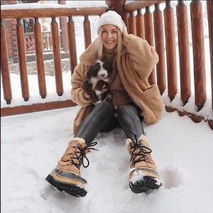 SOREL | Caribou Winter Snow Boot Brown Buff 8